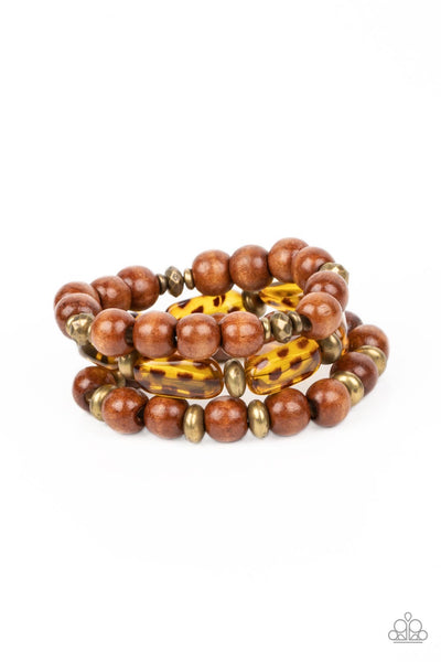 Paparazzi WILD-Mannered - Brass Bracelets