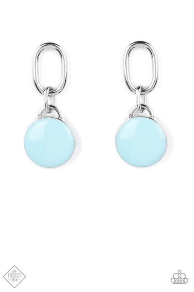 Paparazzi Drop a TINT - Blue Fashion Fix Earrings