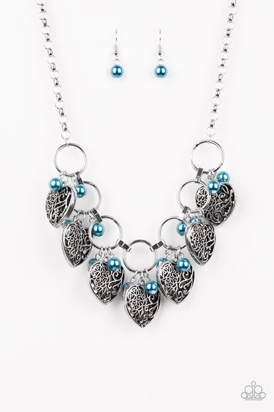 Paparazzi Very Valentine - Blue Necklace