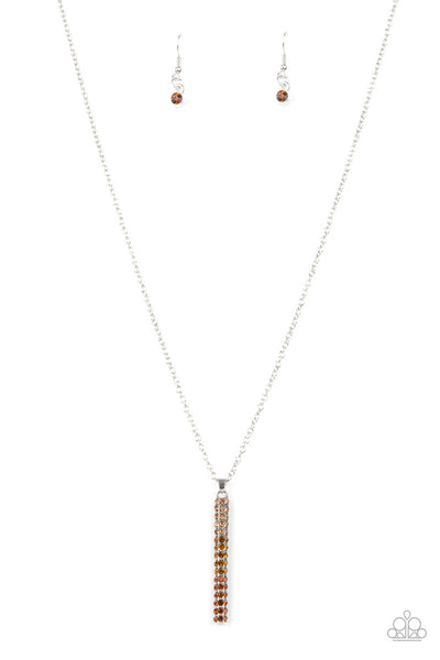 Paparazzi Tower Of Transcendence - Brown Necklace