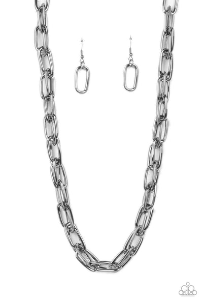 Paparazzi Tough Call - Black Necklace