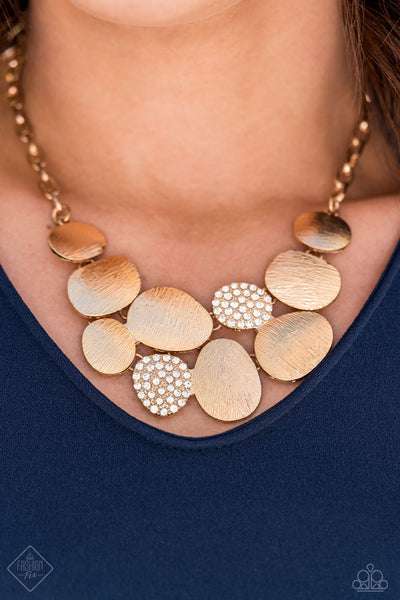 Paparazzi A Hard Luxe Story Gold Necklace