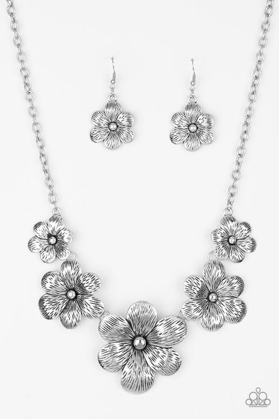 Paparazzi Secret Garden - Silver Necklace
