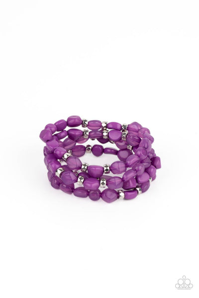 Paparazzi Nice GLOWING! - Purple Bracelet