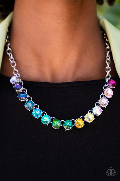 Paparazzi Rainbow Resplendence - Multi LOP Necklace