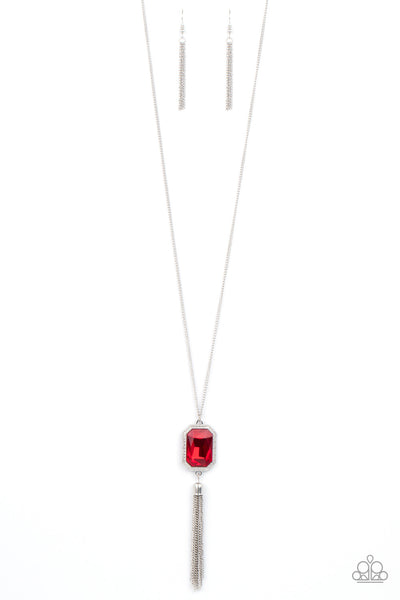 Paparazzi Blissed Out Opulence - Red necklace