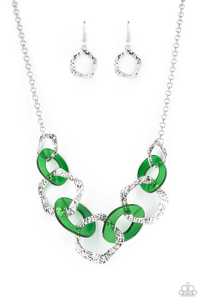 Paparazzi Urban Circus Green Necklace