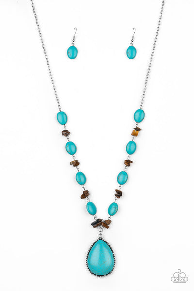 Paparazzi Desert Diva - Blue Necklace
