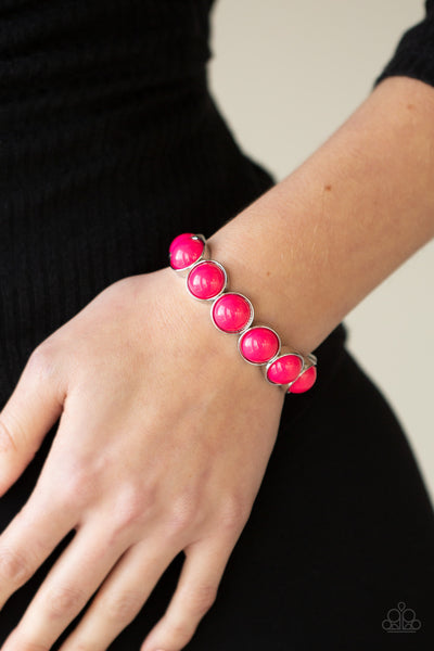 Paparazzi POP, Drop, and Roll - Pink Bracelet