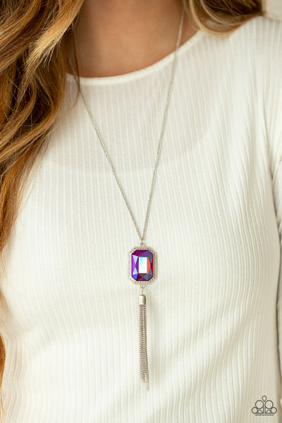 Paparazzi Blissed Out Opulence Pink Necklace
