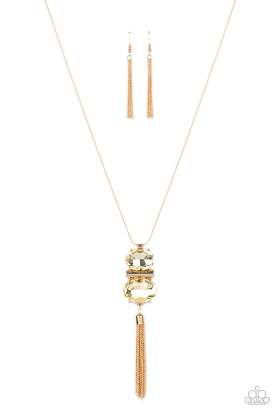 Paparazzi Runway Rival - Yellow Necklace