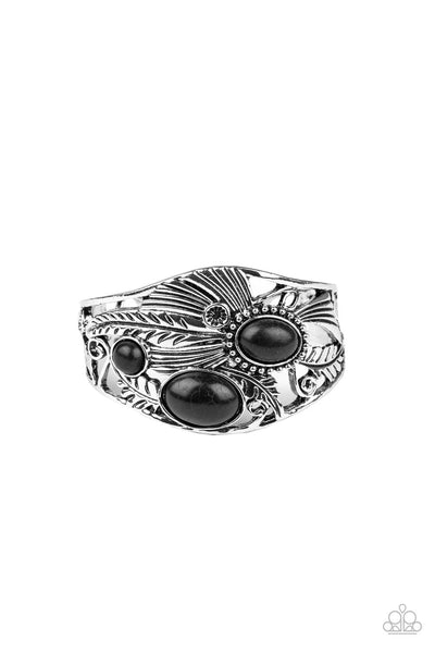 Paparazzi Mojave Moods Black Cuff Bracelet