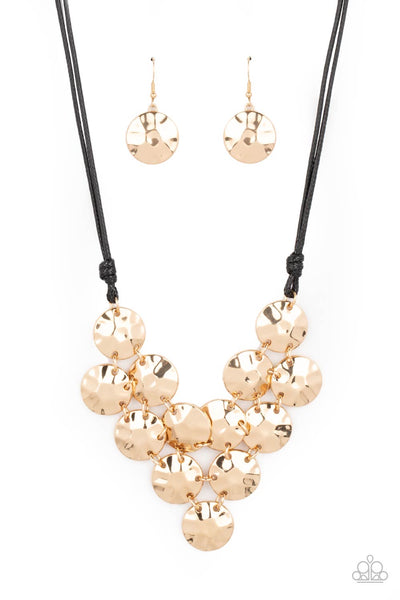 Paparazzi Token Treasure Gold Necklace