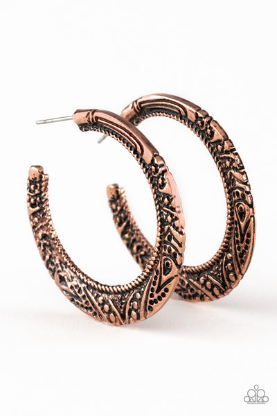 Paparazzi Rumba Rendezvous - Copper Earrings