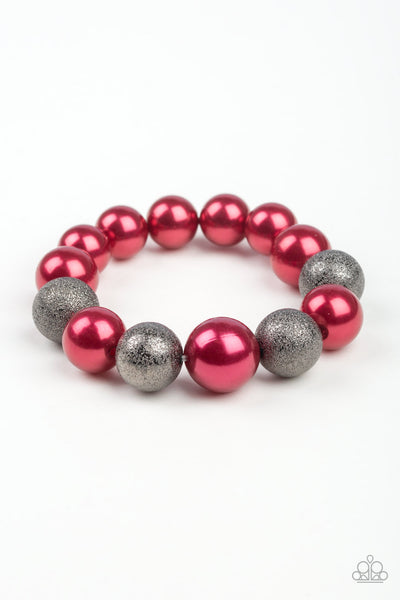 Paparazzi Humble Hustle - Red Bracelet
