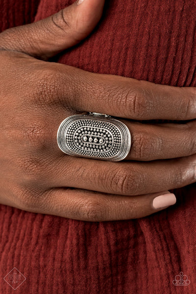 Paparazzi Dotted Decor - Silver Ring