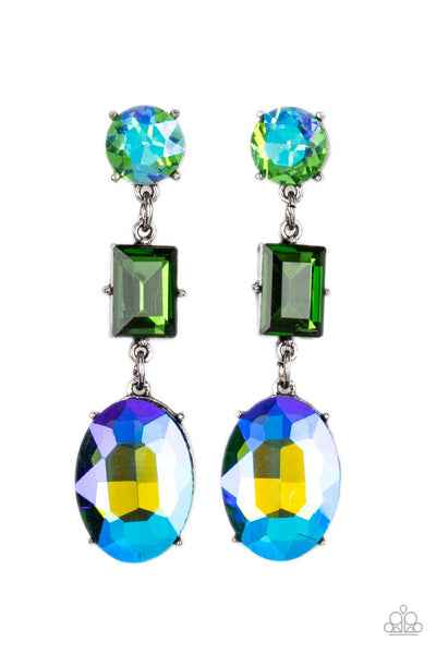 Extra Envious - Green UV Earrings
