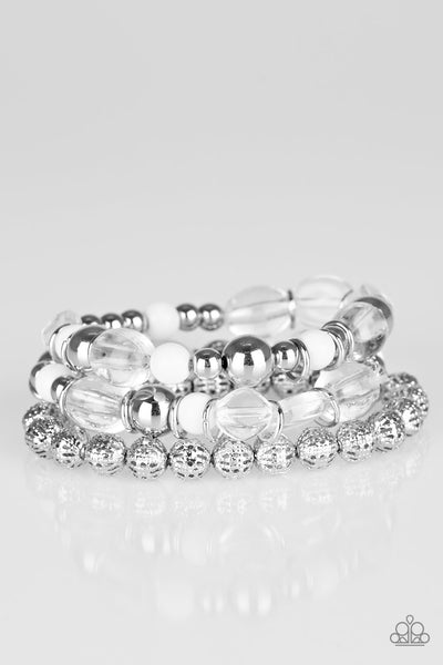 Paparazzi Malibu Marina White Bracelet