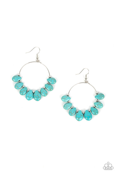 Paparazzi Canyon Quarry - Blue Necklass