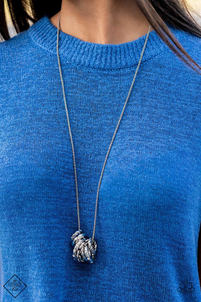 Paparazzi Audacious Attitude White Fashion Fix Necklace 721