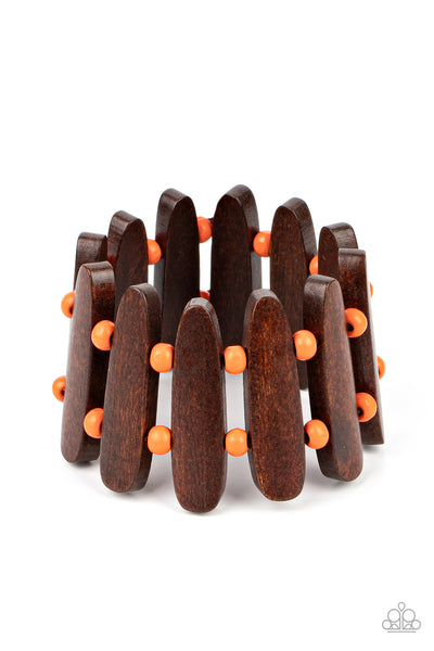 Paparazzi Coronado Cabana Orange Bracelet