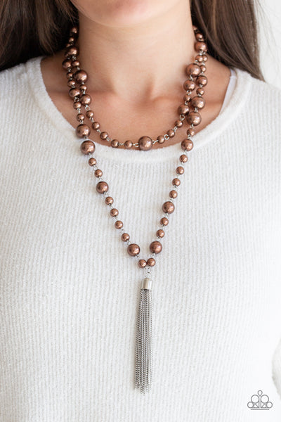 Paparazzi Social Hour - Brown Necklace