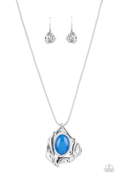 Paparazzi Amazon Amulet Blue Necklace