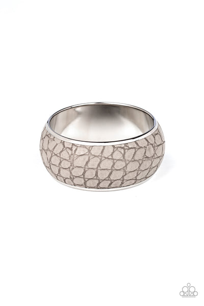Paparazzi Urban Jungle - Silver Bangle Bracelet