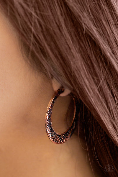 Paparazzi Rumba Rendezvous - Copper Earrings