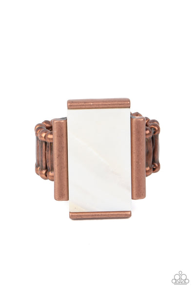 Paparazzi Mystical Marinas - Copper Ring