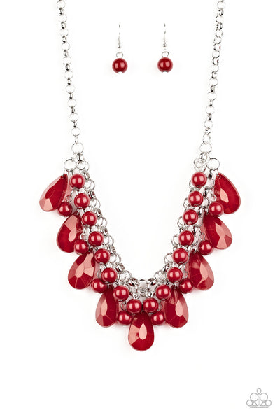 Paparazzi Endless Effervescence - Red Necklace