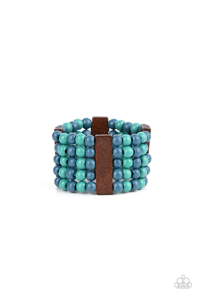 Paparazzi Island Soul Blue Bracelet
