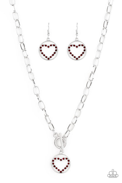 Paparazzi With My Whole Heart - Red Necklace