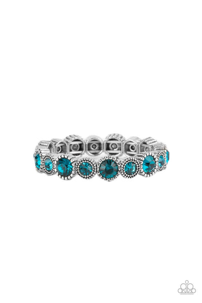 Paparazzi Phenomenally Perennial - Blue Bracelet