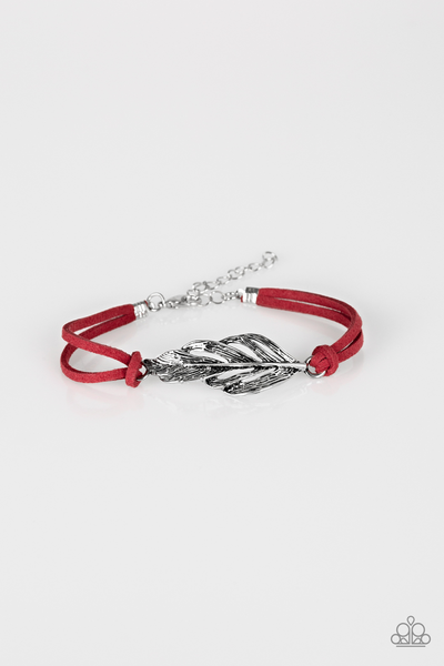 Paparazzi Faster Than FLIGHT - Red Bracelet
