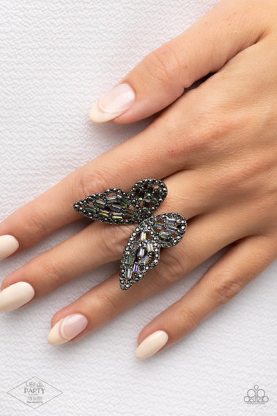 Paparazzi Flauntable Flutter Multi Butterfly Ring