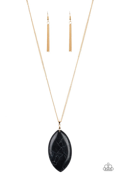 Paparazzi Santa Fe Simplicity - Black  Necklace