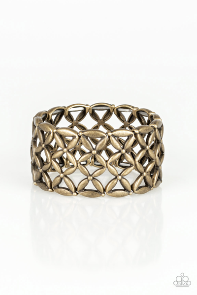 Paparazzi The Big Bloom Brass Bracelet