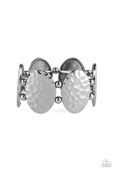 Paparazzi Radial Reflections - Black Bracelet