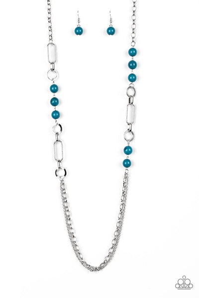 Paparazzi Cache Me Out Blue Necklace