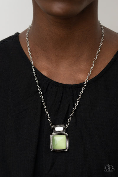 Paparazzi Ethereally Elemental - Green Necklace