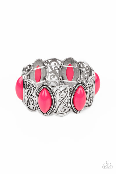 Paparazzi POP, Skip, and a Jump - Pink Bracelet