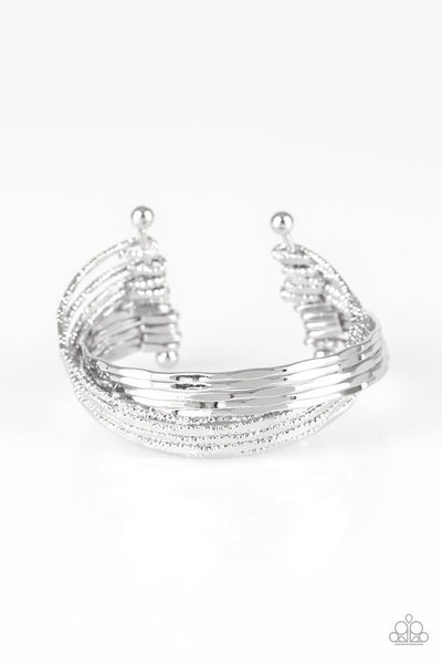 Paparazzi See A Pattern? - Silver Bracelet