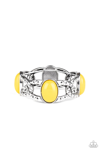 Paparazzi Dreamy Gleam - Yellow Bracelet