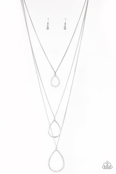 Paparazzi Make The World Sparkle - White Necklace