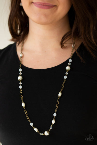 Paparazzi Magnificently Milan - Brass Necklace