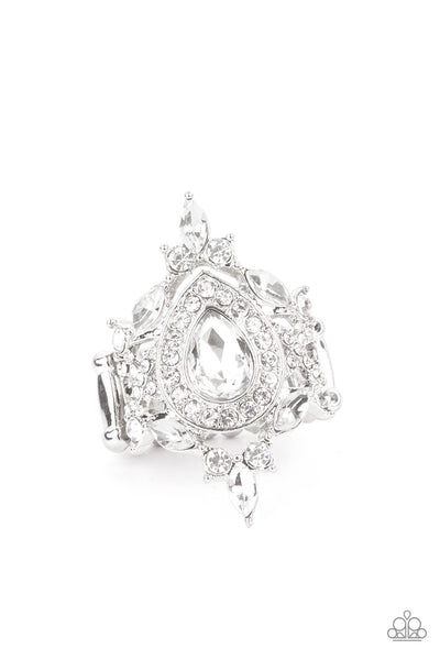 Paparazzi Mega Stardom EMP21- White Ring
