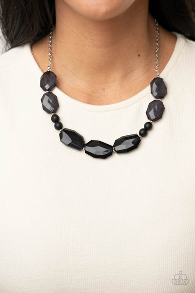 Paparazzi Melrose Melody Black Necklace