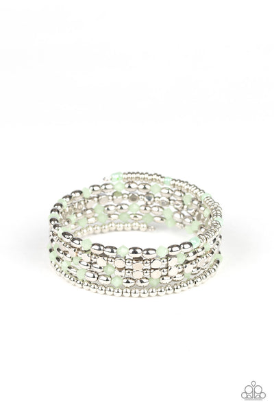 Paparazzi Malibu Mojito - Green Bracelet