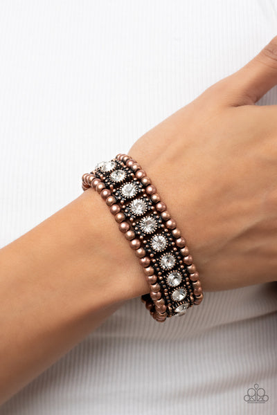 Paparazzi Ritzy Reboot - Copper Bracelet